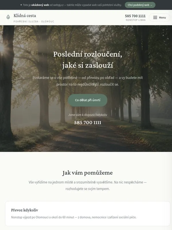 Ukázka na tabletu