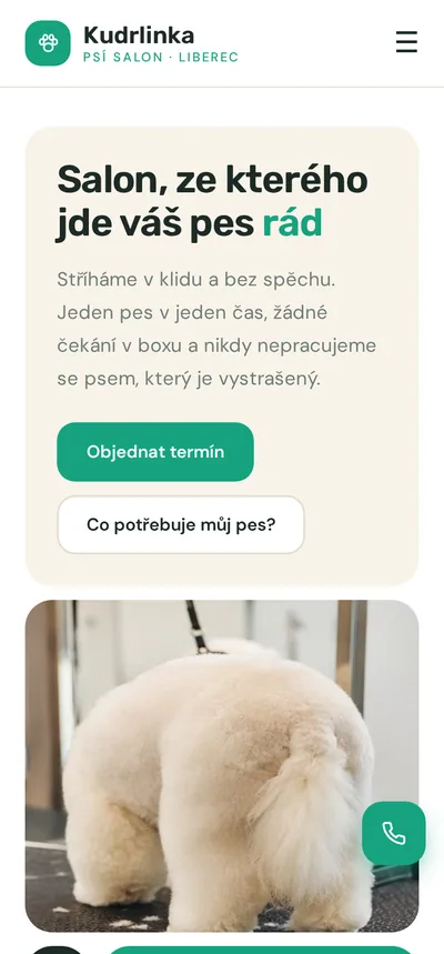 Ukázka na mobilu
