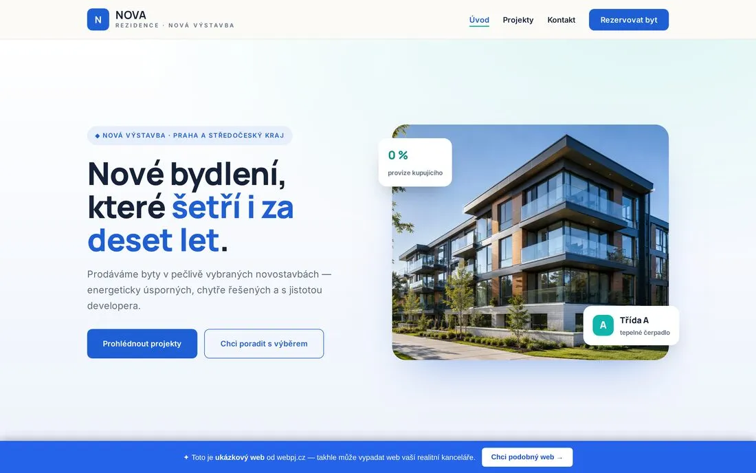 NOVA — nová výstavba