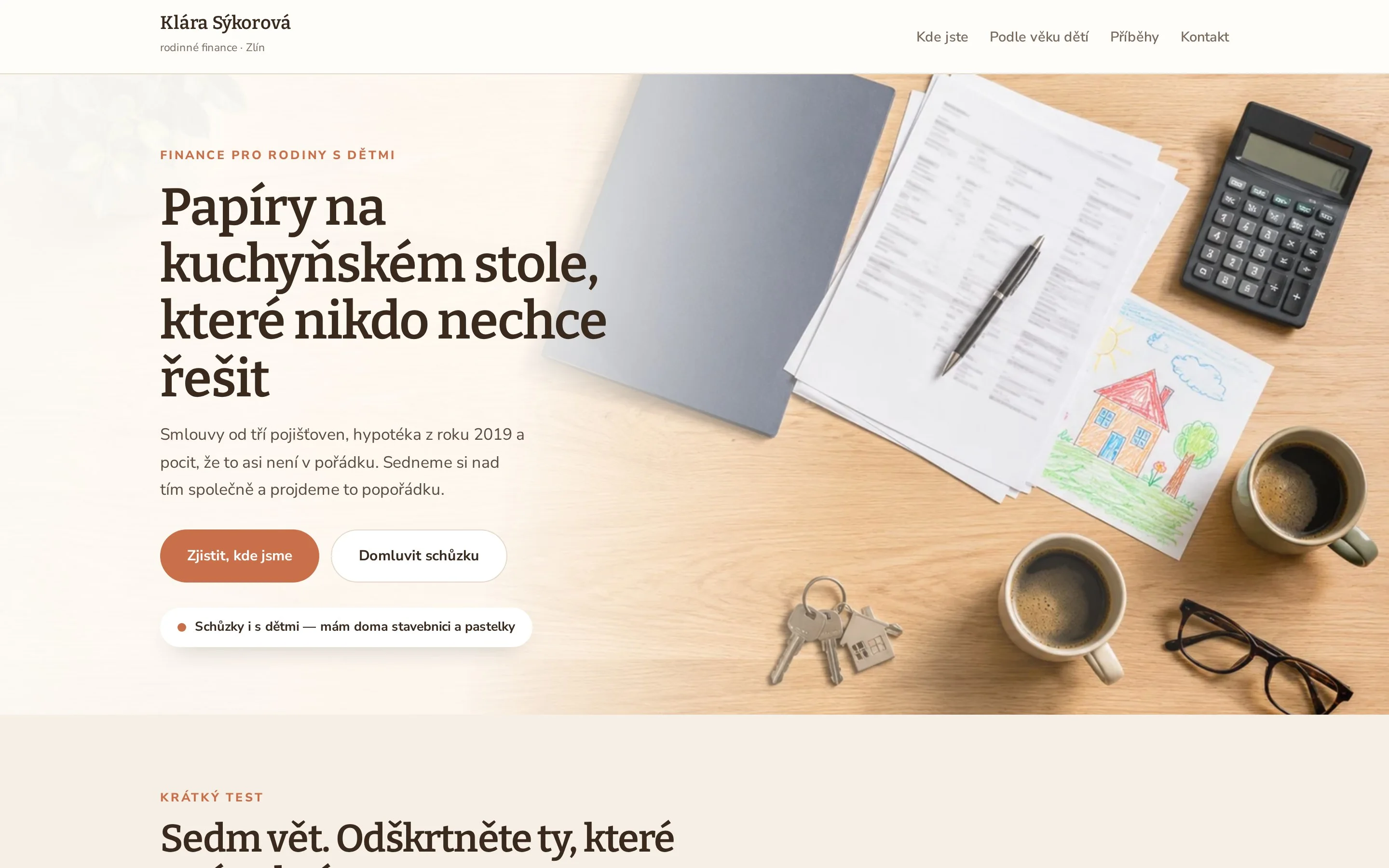 Klára Sýkorová — rodinné finance