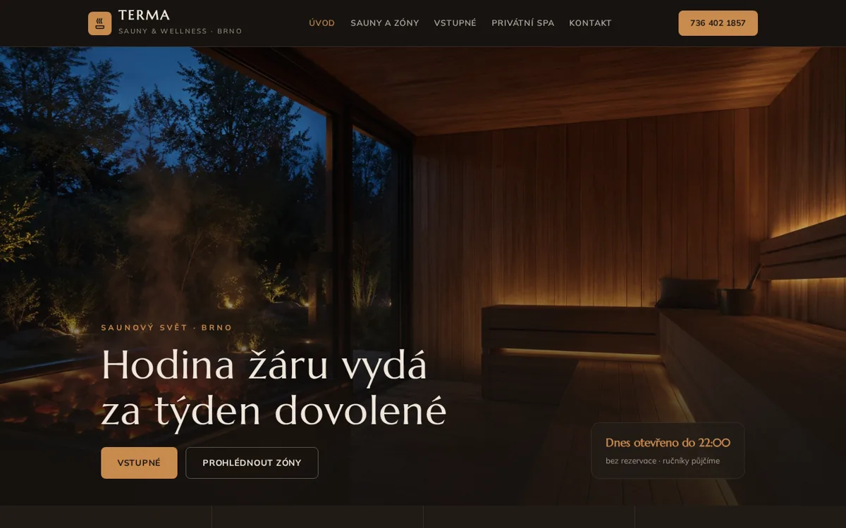 TERMA — saunový svět