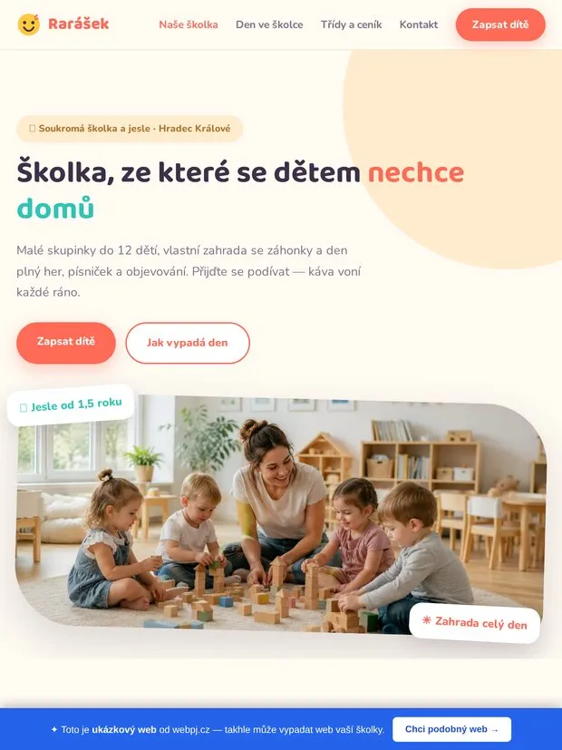 Ukázka na tabletu