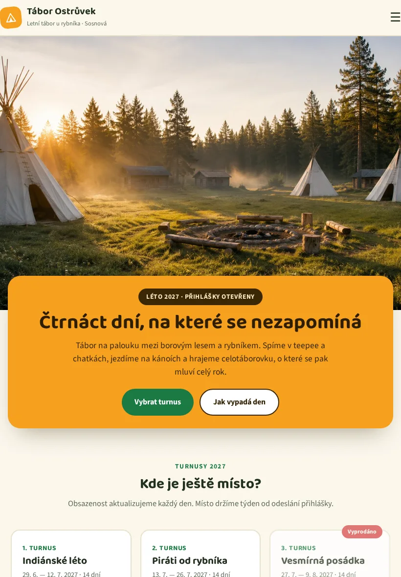 Ukázka na tabletu