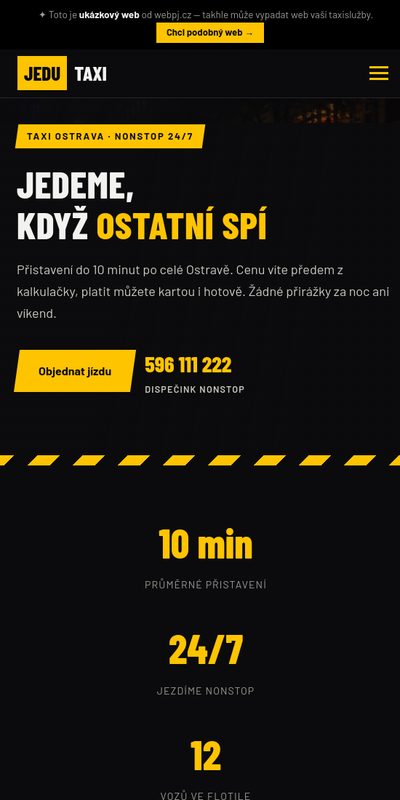 Ukázka na mobilu