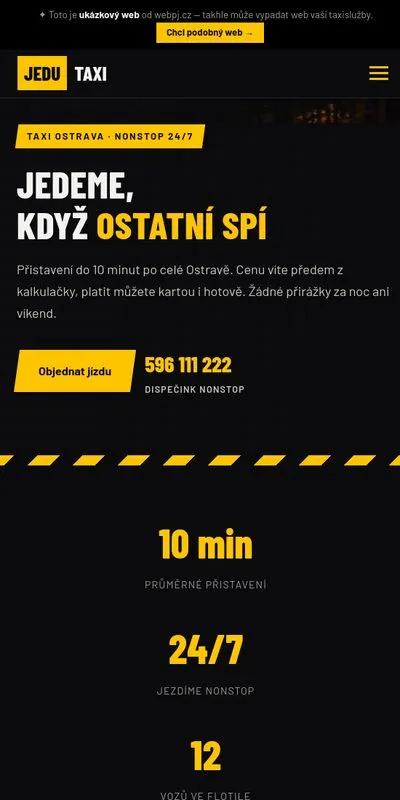 Ukázka na mobilu