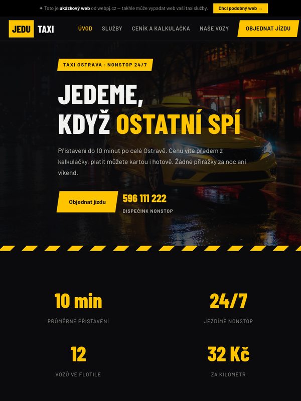 Ukázka na tabletu