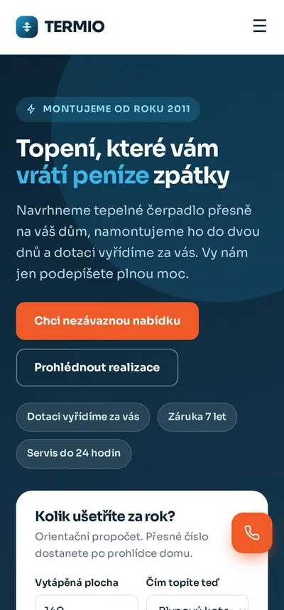Ukázka na mobilu
