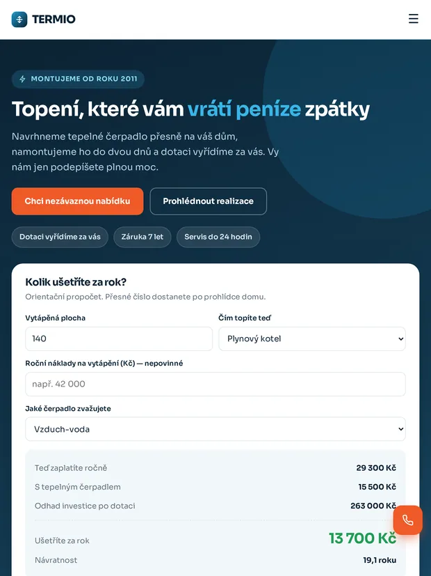 Ukázka na tabletu