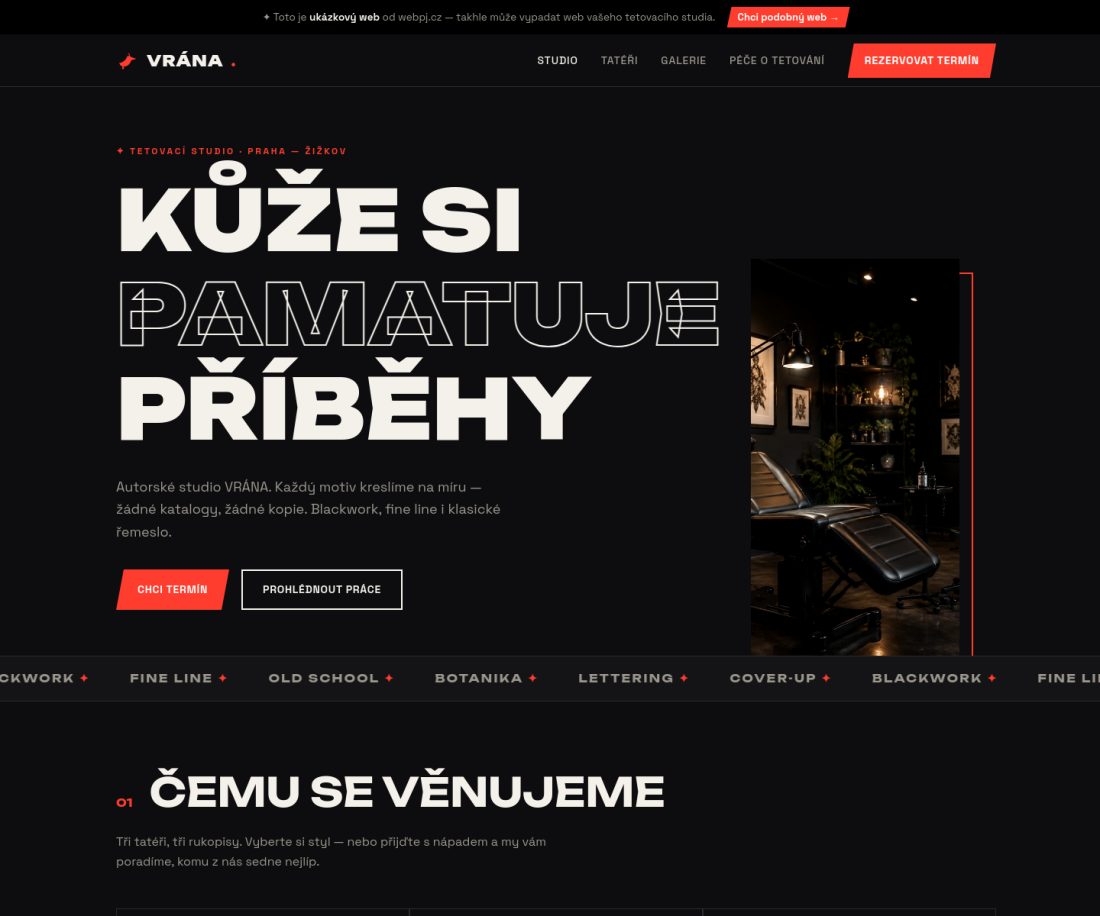 Ukázka na počítači