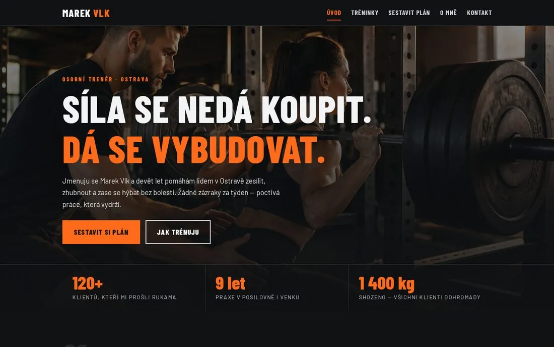 Marek Vlk — osobní trenér