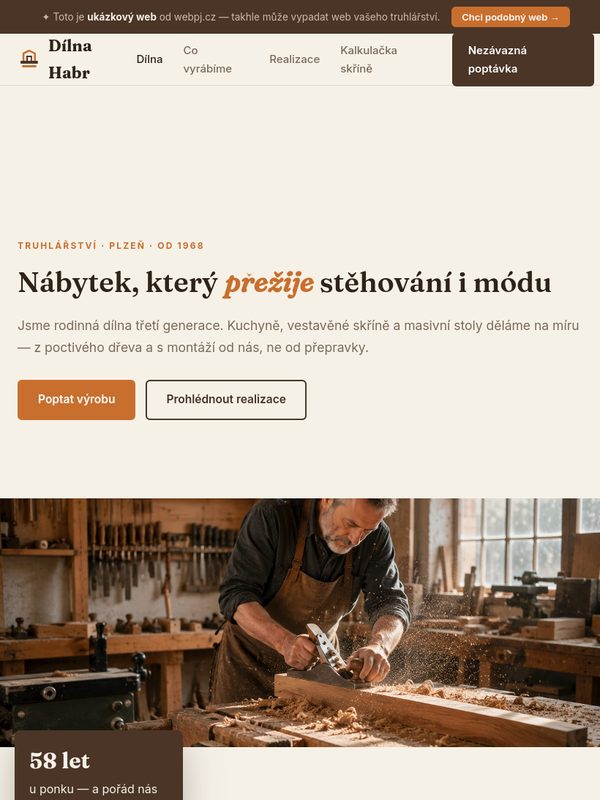 Ukázka na tabletu