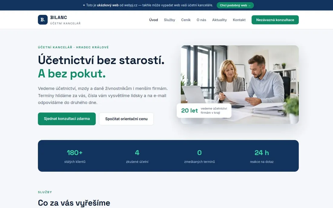 Ukázka na počítači