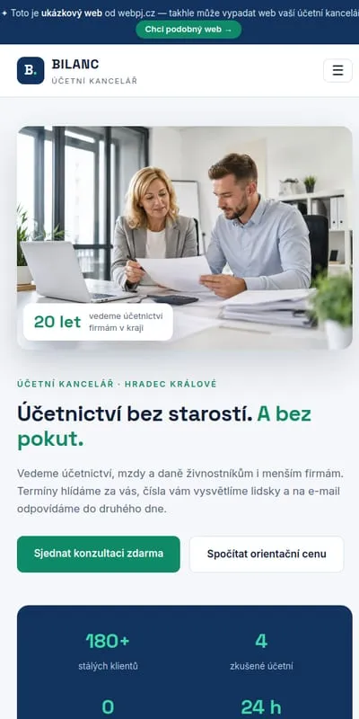 Ukázka na mobilu