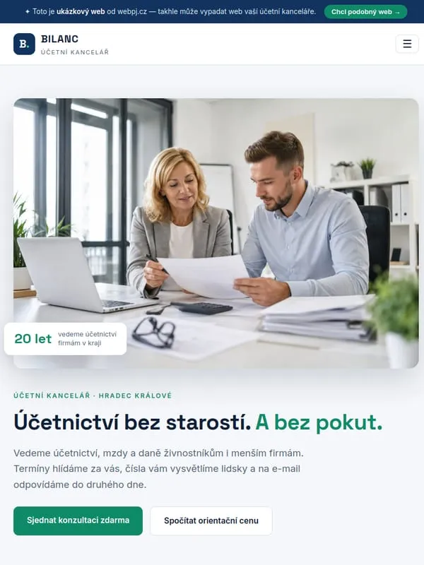 Ukázka na tabletu