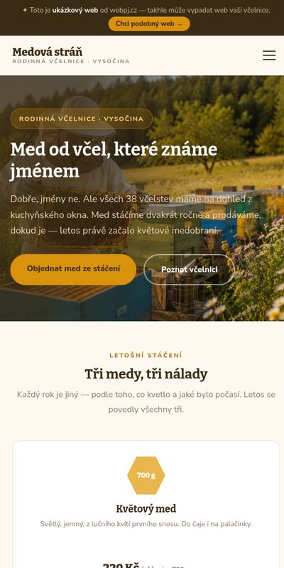 Ukázka na mobilu