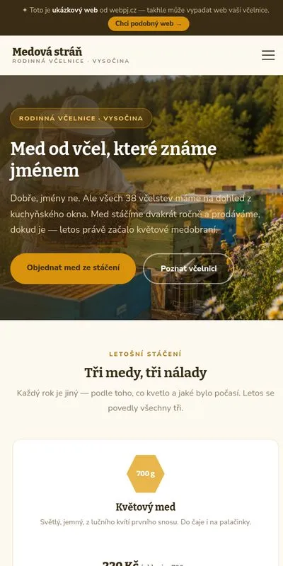 Ukázka na mobilu