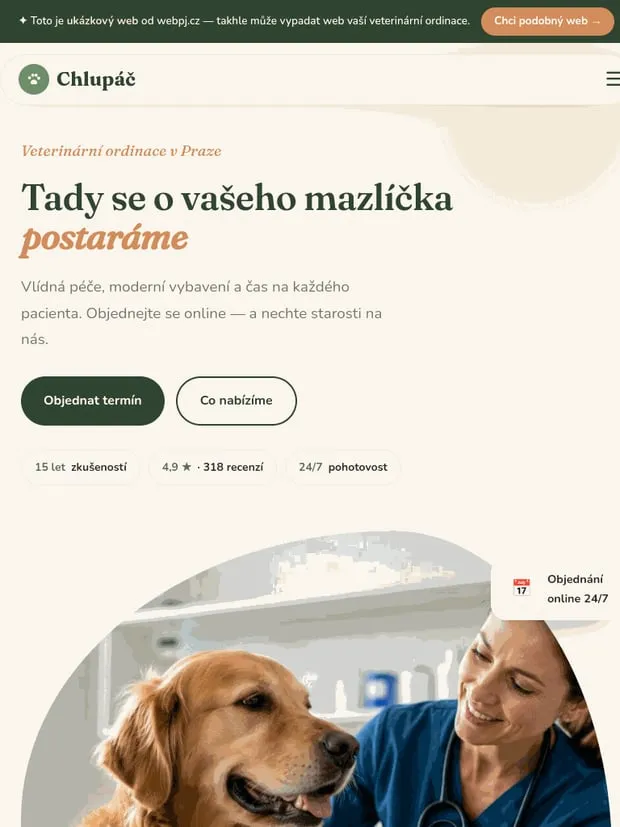 Ukázka na tabletu