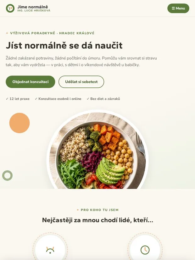Ukázka na tabletu