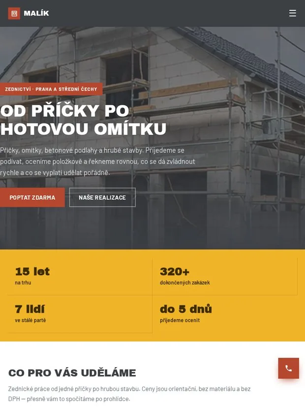 Ukázka na tabletu