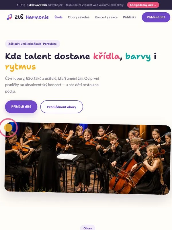 Ukázka na tabletu