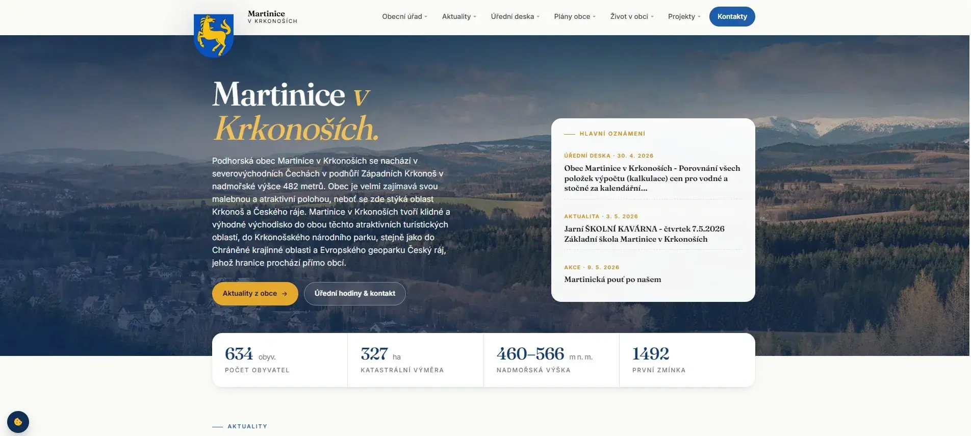 Obecní web