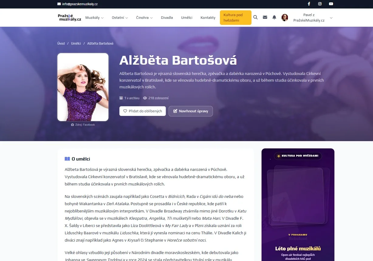 PražskéMuzikály.cz — ukázka 7