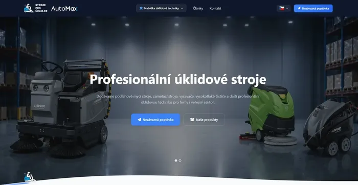 StrojeProÚklid.cz – profesionální úklidová technika