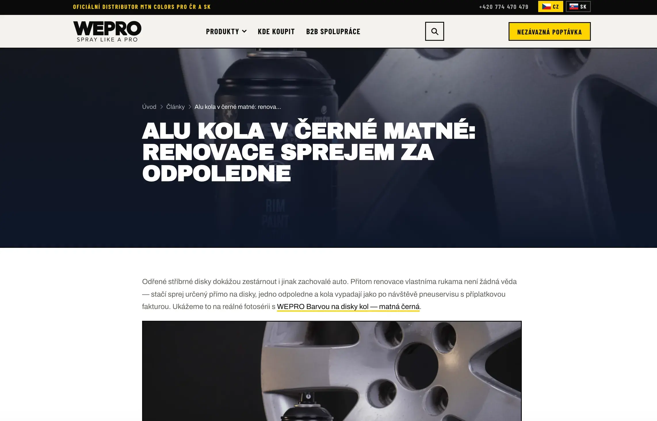 WEPRO – web pro nový brand od MTN pro Česko i Slovensko — ukázka 6