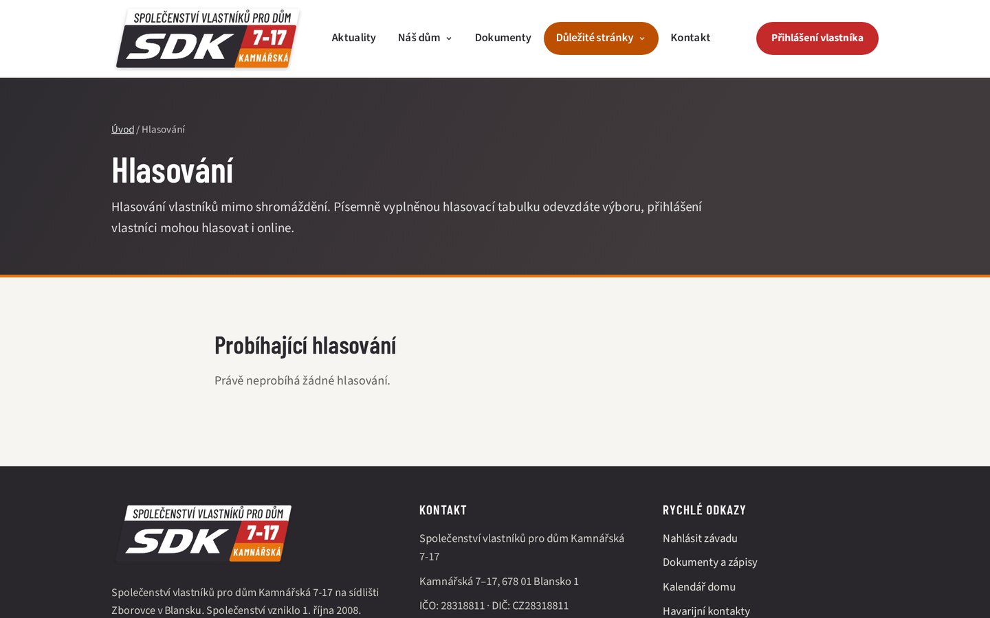 Hlasování mimo shromáždění — písemně i online po přihlášení