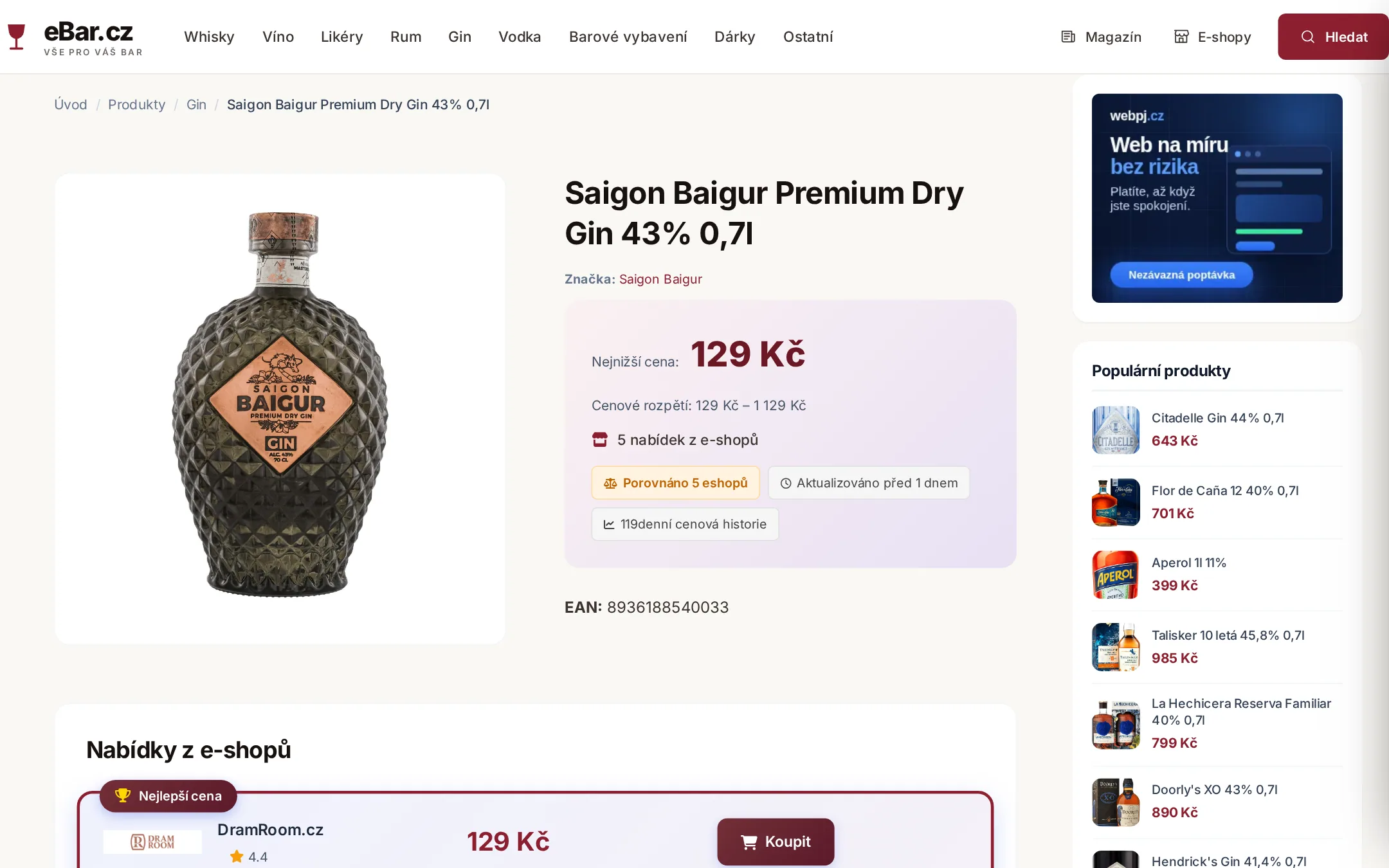 eBar.cz — detail produktu