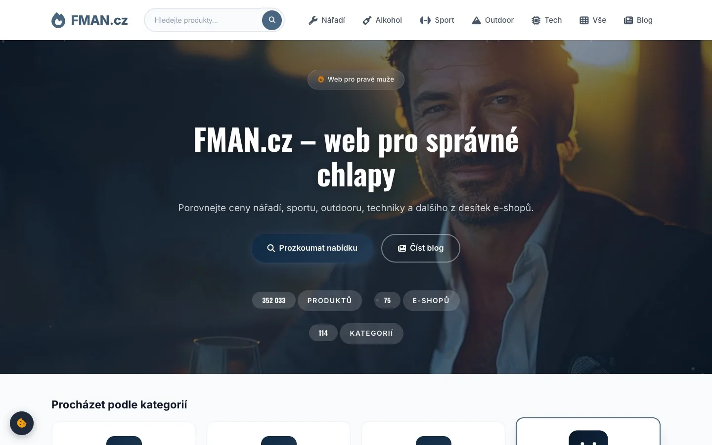 FMAN.cz - Srovnávač cen pro muže