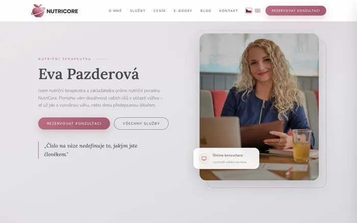 NutriCore — online nutriční poradna