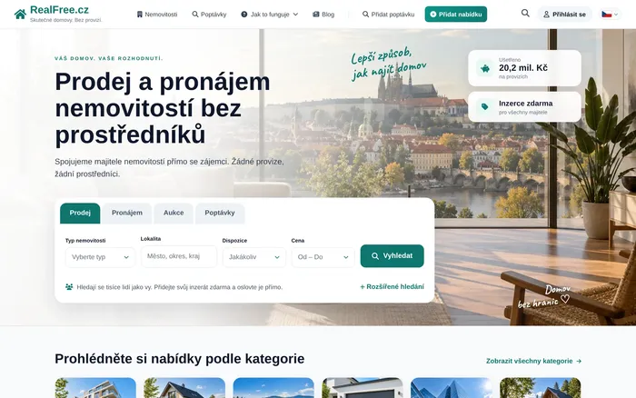 RealFree.cz / RealFree.sk - Nemovitosti bez provize