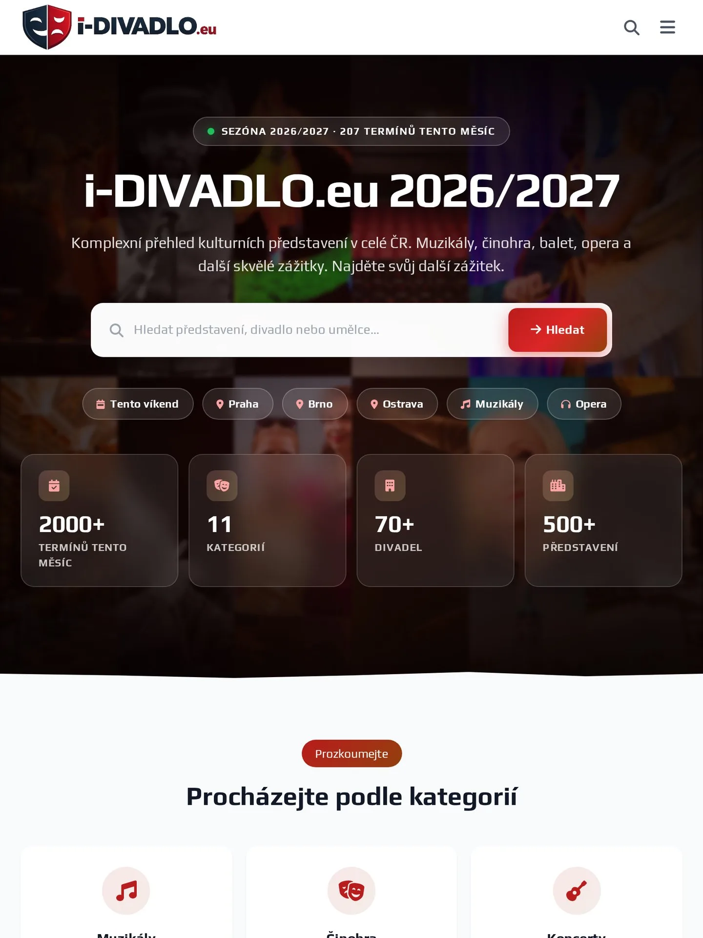 i-divadlo.eu - Kulturní portál a průvodce divadlem na tabletu