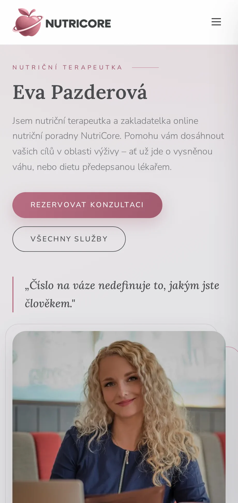 NutriCore — online nutriční poradna na mobilu