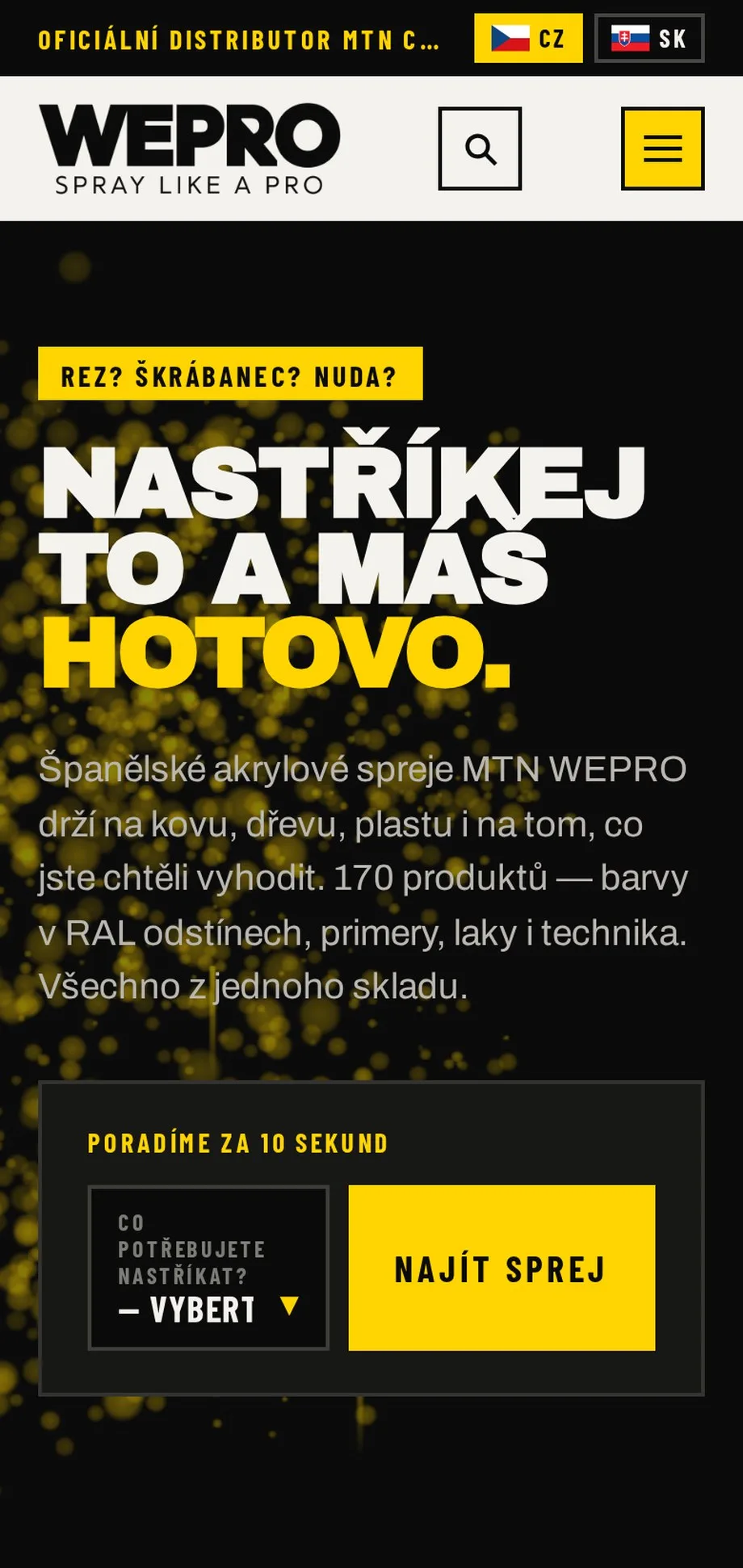 WEPRO – web pro nový brand od MTN pro Česko i Slovensko na mobilu
